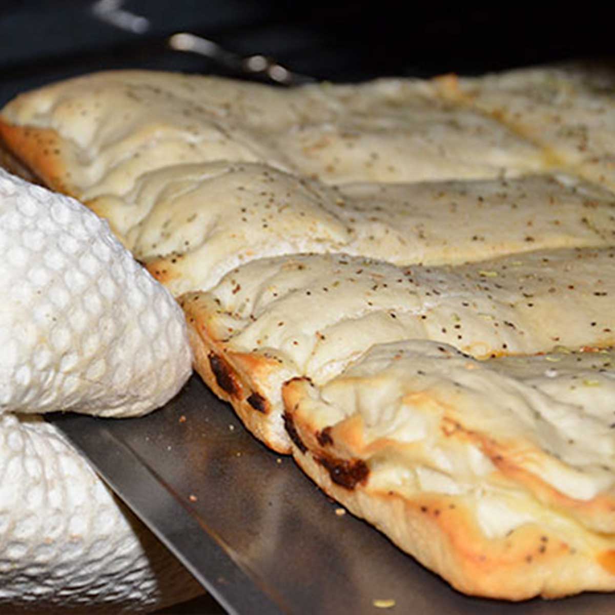 Ship Revellos White Pizza - Old Forge, PA.