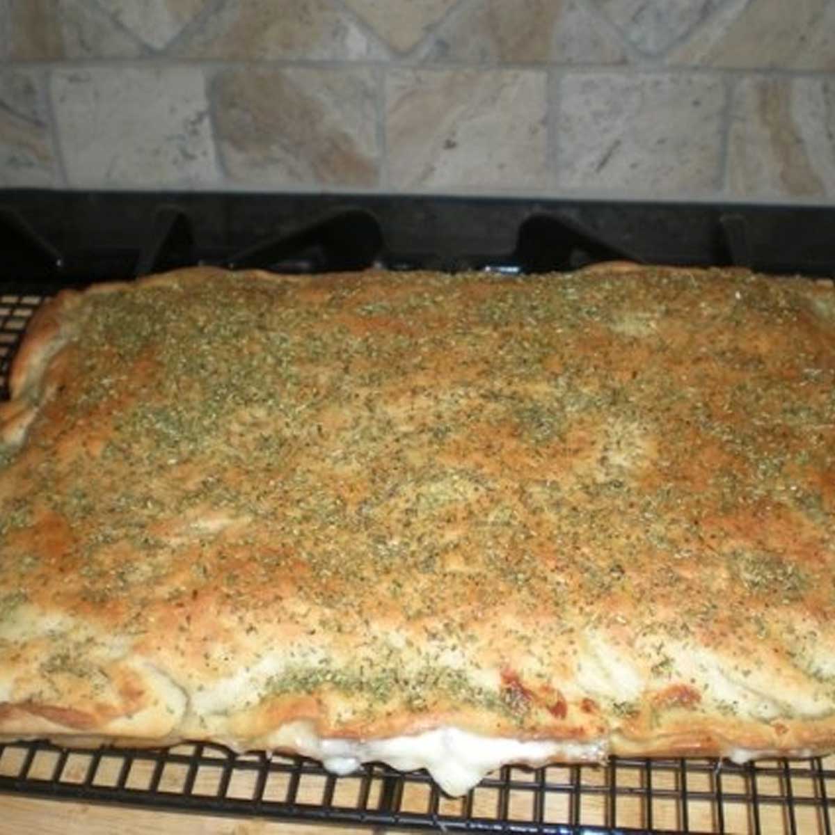 Ship Revellos White Pizza - Old Forge, PA.